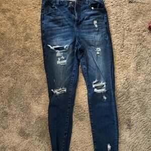 American Eagle Skinny Jeans, Size:14